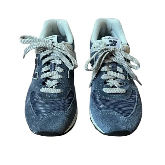 New Balance 574 Core Navy Blue Sneakers‎ Size 6